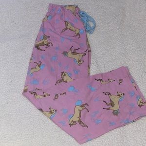 Kids pj pants horses